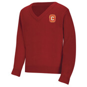 FCHS Uniform, FCHS Logo, Adult V Neck Sweater